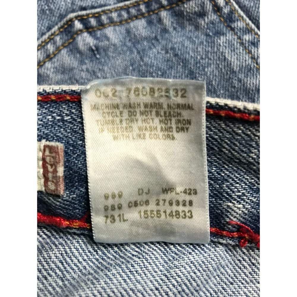 Levi's Jeans, Women's Size 14M , Blue, Denim, Relaxed, Tapered, 550 - Picture 8 of 10